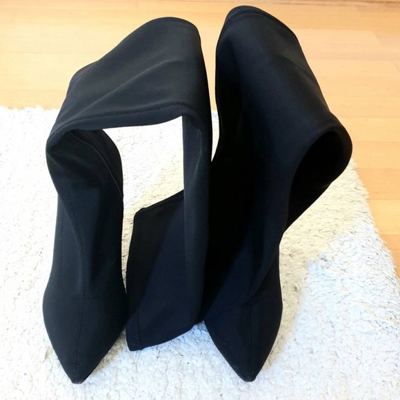 Halston Heritage Dani pointed-toe over thigh high boots - Picture 7 of 11